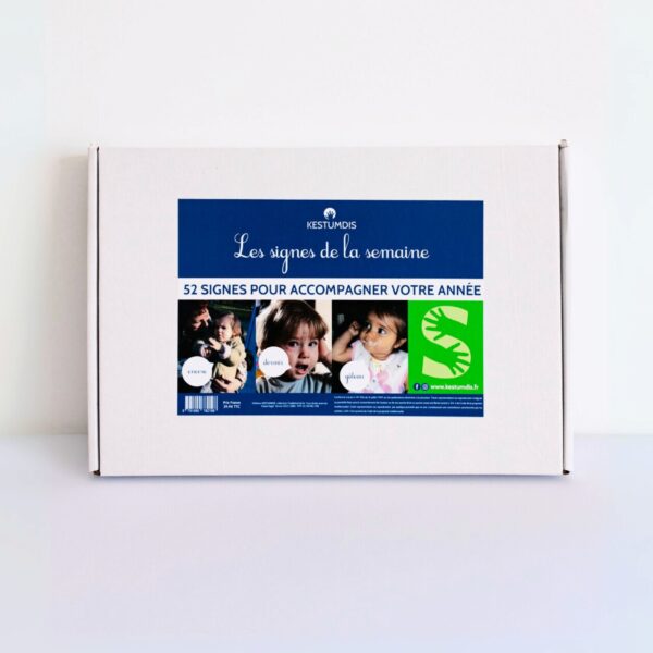 Coffret 52 affiches signes A4 - Langue des signes