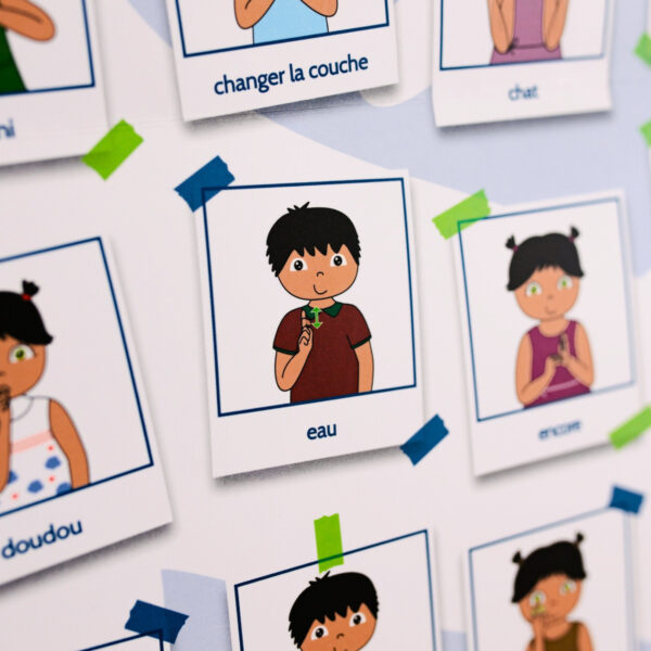 Affiche Mon P'tit Vocabulaire du quotidien - Langue des Signes – Image 3