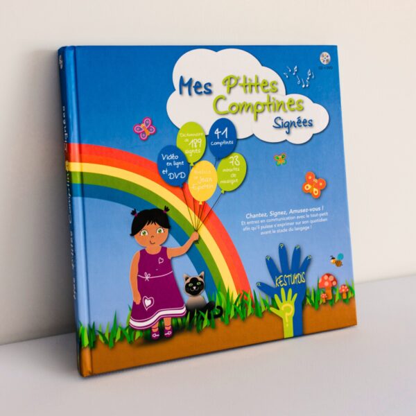 Livre 41 Comptines Langue des Signes CD/DVD © Kestumdis